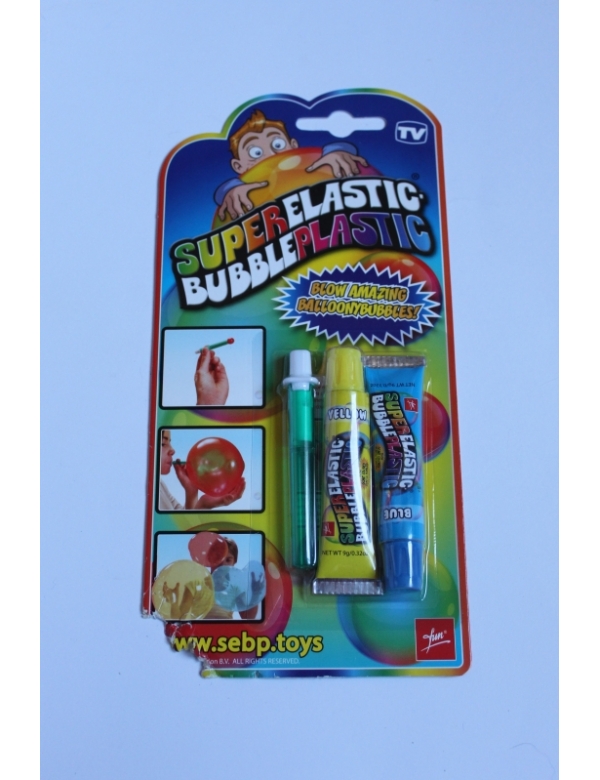 Super elastic bubble plastic