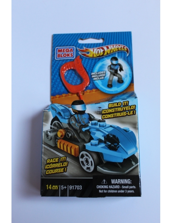 Hotwheels build and race Blauw