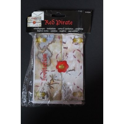 Uitnodigingen red piraat