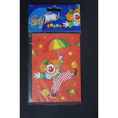 Uitnodigingen clown