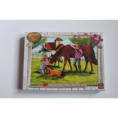 Puzzel paard 100 stukjes