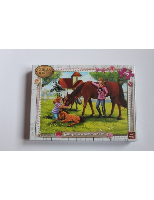 Puzzel paard 100 stukjes