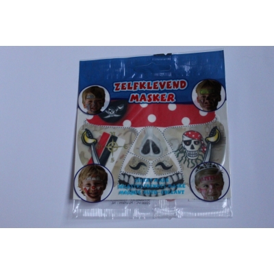 Zelf klevend Piraten masker
