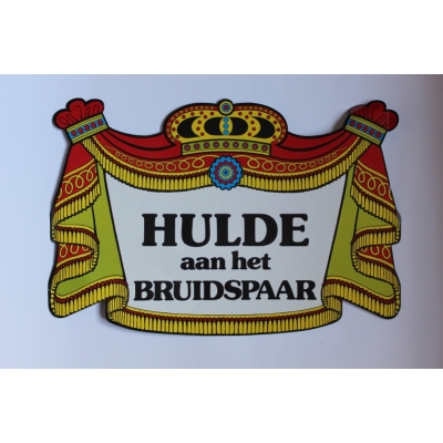 Bruidspaar deurbord
