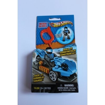 Hotwheels build and race Blauw