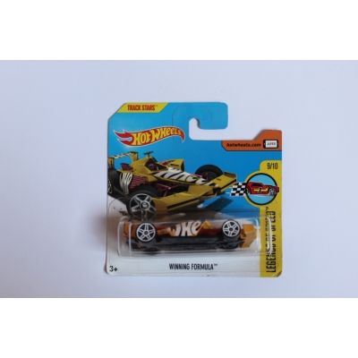 Hotwheel formule 1 auto geel