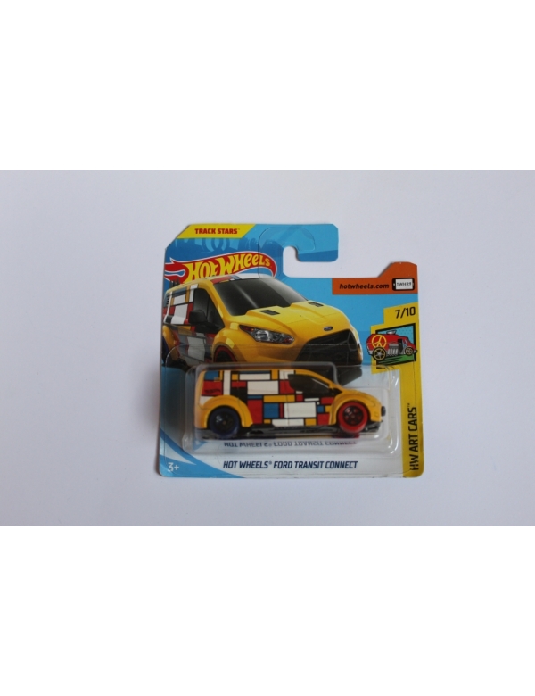 Hotwheel Ford transit geel