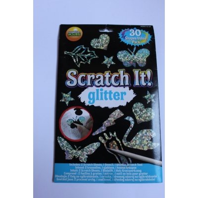 Scratch it glitter