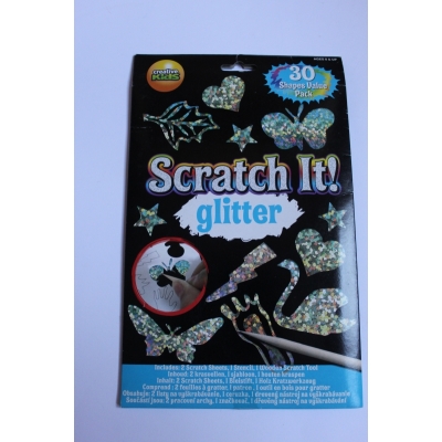 Scratch it glitter