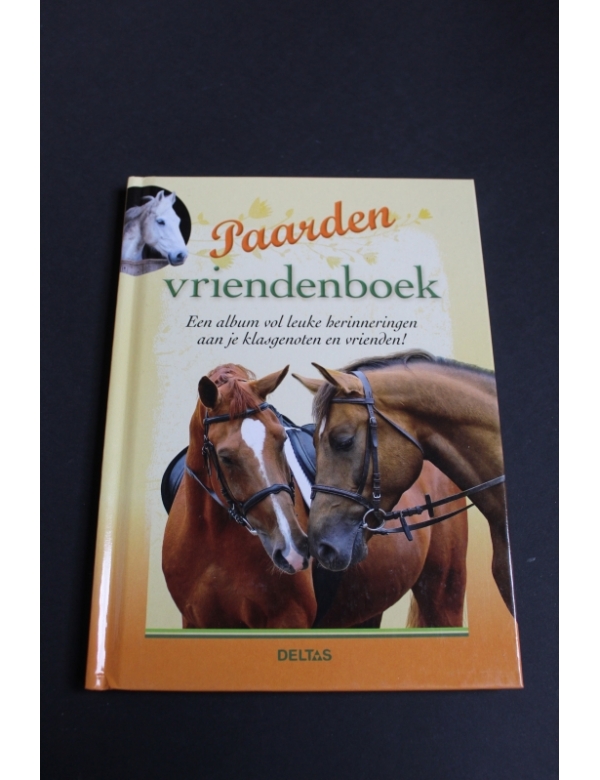 Vriendenboekje paard