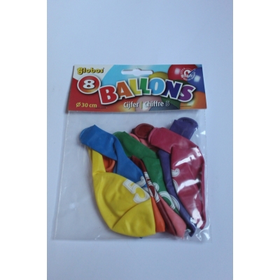 Ballonnen cijfer 6