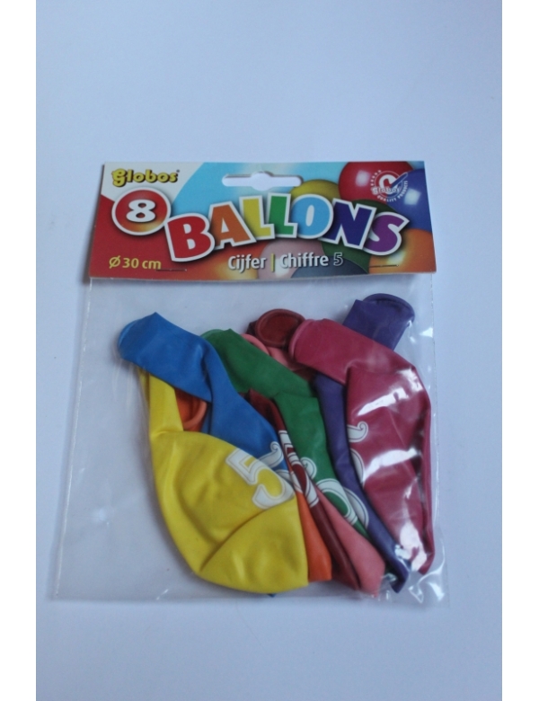 Ballonnen cijfer 6