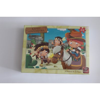 Cowboy en Indianen puzzel