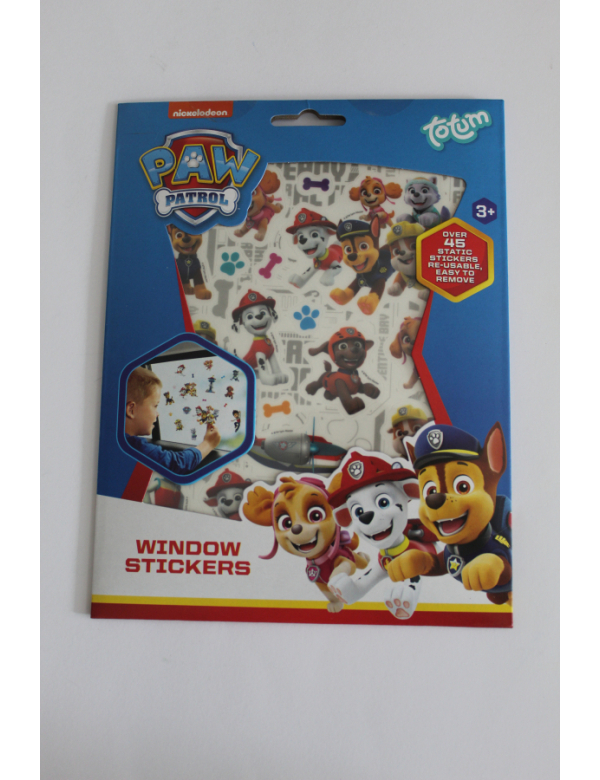 Raam/auto stickers van Paw Patrol.